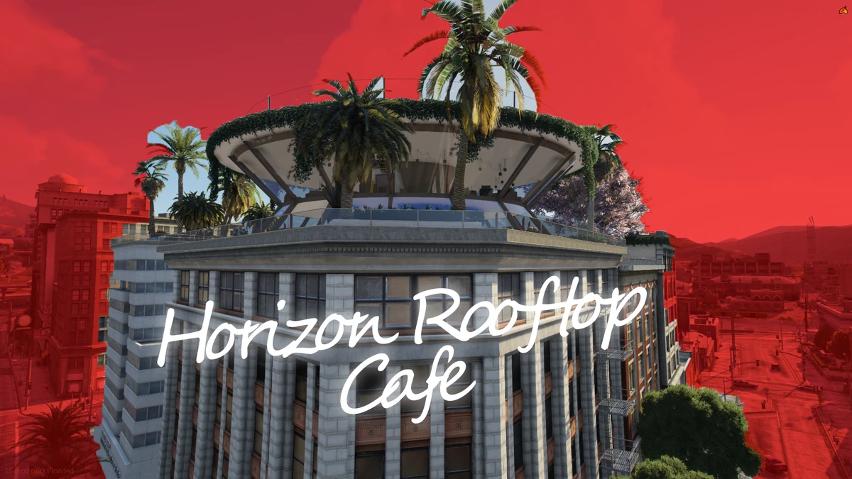 Horizon Rooftop Cafe MLO – Fully Open Source | FiveM